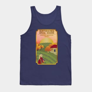 Suntouched Special Reserve Wine Label Tank Top